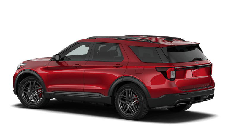 2026 Ford Explorer — rear three-quarter view