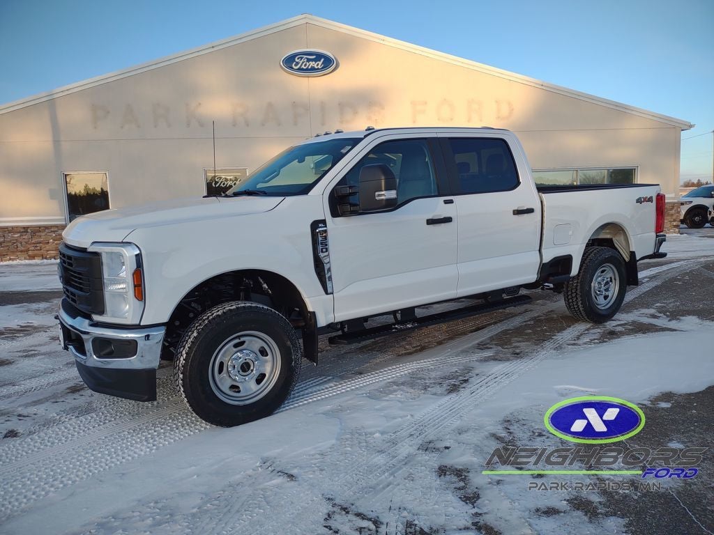 2026 Ford F-350SD XL in Oxford White — front three-quarter view