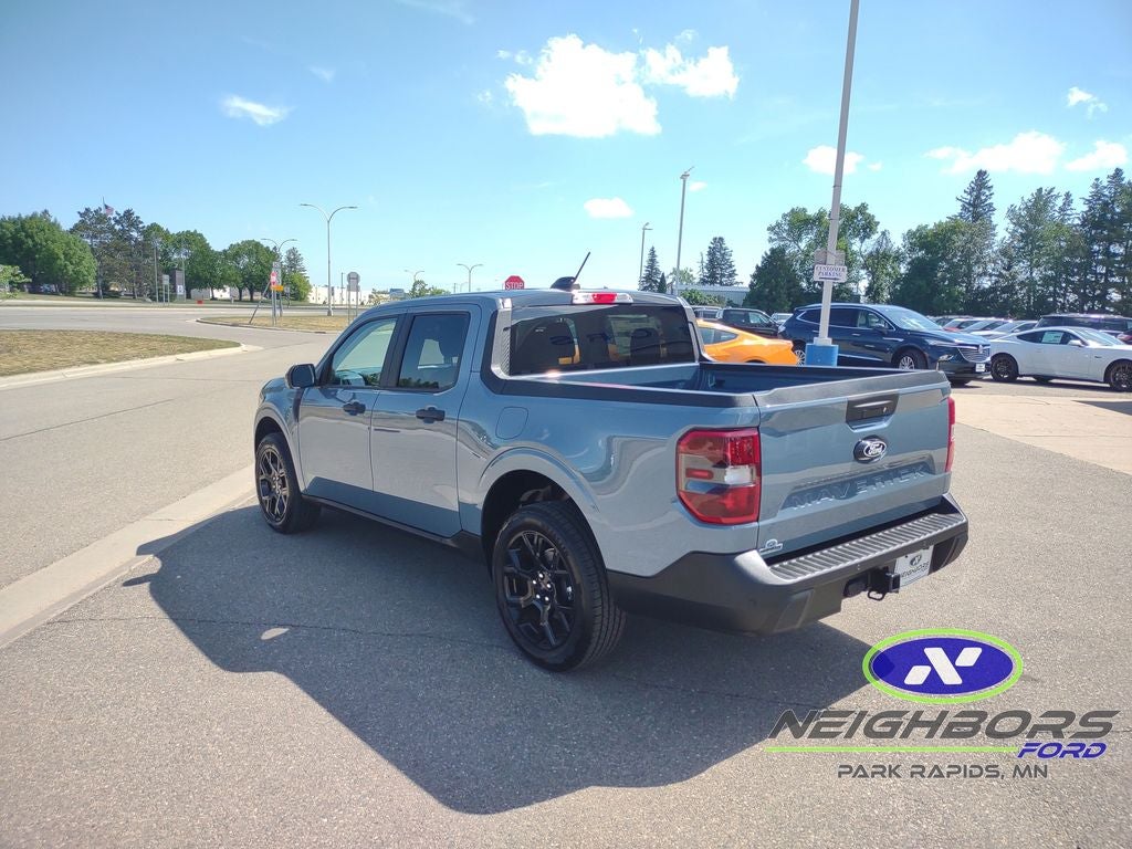 2025 Ford Maverick XLT in Azure Gray Metallic Tri-Coat — front three-quarter view